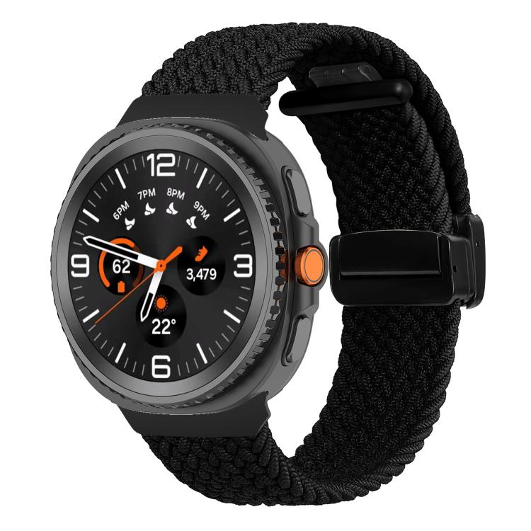 Fold Magnetic Buckle Braided Watch Band, For Samsung Galaxy Watch8 / Watch8 Classic