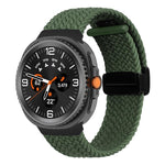 Fold Magnetic Buckle Braided Watch Band, For Samsung Galaxy Watch8 / Watch8 Classic
