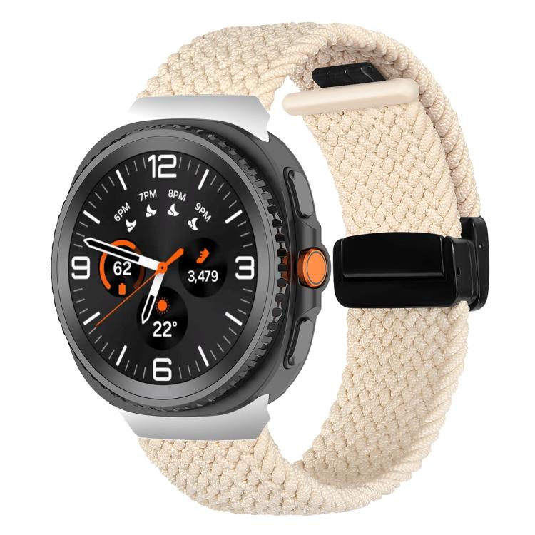 Fold Magnetic Buckle Braided Watch Band, For Samsung Galaxy Watch8 / Watch8 Classic