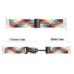 Fold Magnetic Buckle Braided Watch Band, For Samsung Galaxy Watch8 / Watch8 Classic
