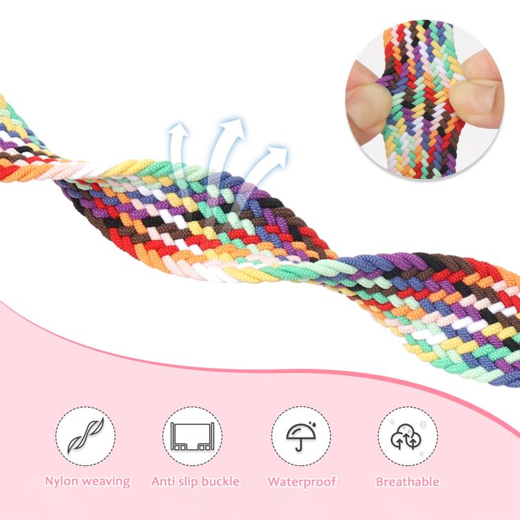 Fold Magnetic Buckle Braided Watch Band, For Samsung Galaxy Watch8 / Watch8 Classic