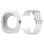 Silicone Watch Cover Marine Dual Buckle Silicone Watch Band, For Samsung Galaxy Watch 47mm / Ultra 2025