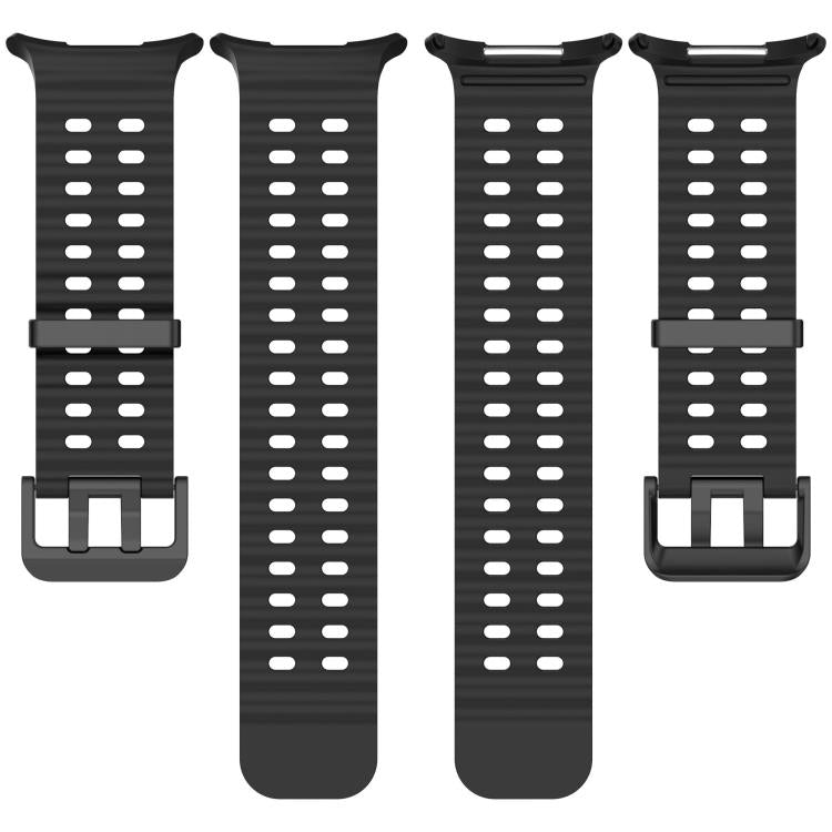 Silicone Watch Cover Marine Dual Buckle Silicone Watch Band, For Samsung Galaxy Watch 47mm / Ultra 2025