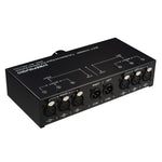 B072 3 Input 1 Output Fully Balanced Signal Selector 3-Channel Balanced Line Selector, No Need For External Power Supply Lossless Switching, B072