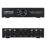 B072 3 Input 1 Output Fully Balanced Signal Selector 3-Channel Balanced Line Selector, No Need For External Power Supply Lossless Switching, B072