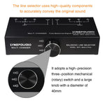 B072 3 Input 1 Output Fully Balanced Signal Selector 3-Channel Balanced Line Selector, No Need For External Power Supply Lossless Switching, B072