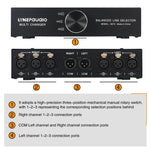 B072 3 Input 1 Output Fully Balanced Signal Selector 3-Channel Balanced Line Selector, No Need For External Power Supply Lossless Switching, B072