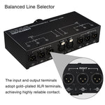 B073 1 Input 3 Output Fully Balanced Signal Selector 3-Channel Balanced Line Selector, No Need For External Power Supply Lossless Switching, B073