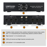B073 1 Input 3 Output Fully Balanced Signal Selector 3-Channel Balanced Line Selector, No Need For External Power Supply Lossless Switching, B073