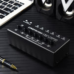 B080 6 Input 2 Output Audio Signal Selector Audio Switcher, 2-Channel Synchronous Output RCA Interface, B080