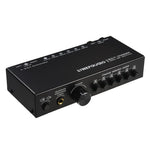 B081 6 Input 3 Outupt Audio Signal Selector Switcher Multi-channel Switcher, Fully Balanced Passive Front Active Speaker Volume Controller RCA Selector, B081