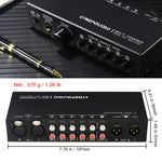 B081 6 Input 3 Outupt Audio Signal Selector Switcher Multi-channel Switcher, Fully Balanced Passive Front Active Speaker Volume Controller RCA Selector, B081