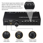 B081 6 Input 3 Outupt Audio Signal Selector Switcher Multi-channel Switcher, Fully Balanced Passive Front Active Speaker Volume Controller RCA Selector, B081