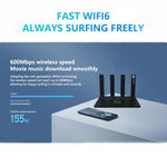 WR800 WiFi Router 4 LAN Ports 600Mbps WiFi 6 Wireless Modem with SIM Card Slot 4G LTE, US Plug, EU Plug