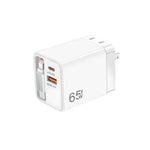 كابل قابل للسحب 3 في 1 بطول 70 سم Type-C، شاحن هاتف USB PD3.0، QC3.0، قابس الولايات المتحدة