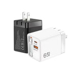 كابل قابل للسحب 3 في 1 بطول 70 سم Type-C، شاحن هاتف USB PD3.0، QC3.0، قابس الولايات المتحدة