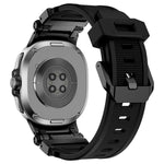 Explorer Metal Connector Silicone Watch Band, For Samsung Galaxy Watch8 / Watch8 Classic