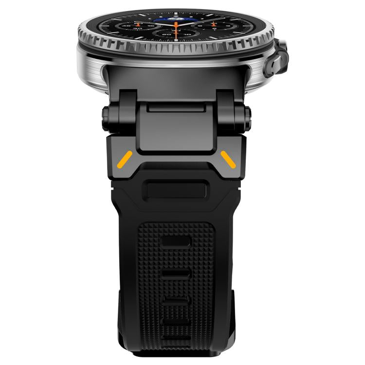 Explorer Metal Connector Silicone Watch Band, For Samsung Galaxy Watch8 / Watch8 Classic