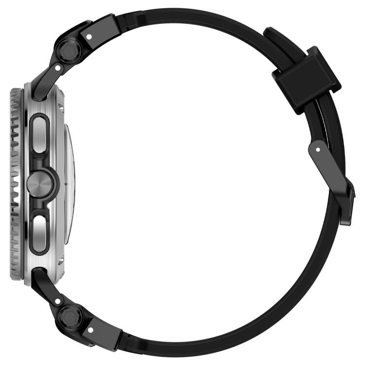 Explorer Metal Connector Silicone Watch Band, For Samsung Galaxy Watch8 / Watch8 Classic