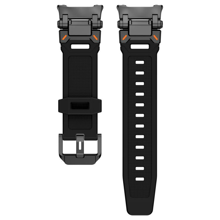 Explorer Metal Connector Silicone Watch Band, For Samsung Galaxy Watch8 / Watch8 Classic