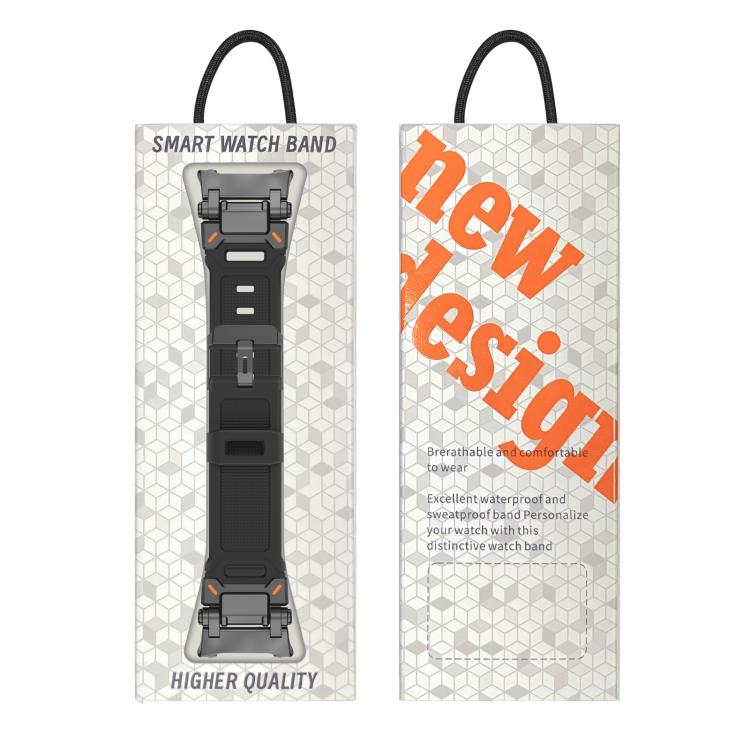 Explorer Metal Connector Silicone Watch Band, For Samsung Galaxy Watch8 / Watch8 Classic