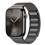 Magnetic Woven I-Shaped Stainless Steel Watch Band, For Apple Watch 46mm / 49mm / 45mm / 44mm, For Apple Watch 42mm / 41mm / 40mm / 38mm