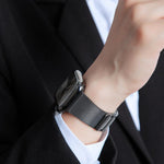 Magnetic Woven I-Shaped Stainless Steel Watch Band, For Apple Watch 46mm / 49mm / 45mm / 44mm, For Apple Watch 42mm / 41mm / 40mm / 38mm