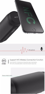 مكبر صوت ستيريو عالي الدقة لاسلكي ملون LED BQ615 PRO، يجمع بين بلوتوث + مشغل بطاقة TF + راديو FM + AUX + NFC، BQ615 PRO
