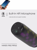 مكبر صوت ستيريو عالي الدقة لاسلكي ملون LED BQ615 PRO، يجمع بين بلوتوث + مشغل بطاقة TF + راديو FM + AUX + NFC، BQ615 PRO