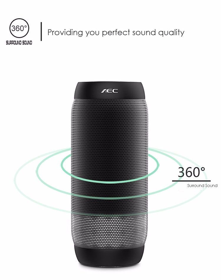 مكبر صوت ستيريو عالي الدقة لاسلكي ملون LED BQ615 PRO، يجمع بين بلوتوث + مشغل بطاقة TF + راديو FM + AUX + NFC، BQ615 PRO