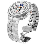 Butterfly Buckle Stainless Steel Watch Band, For Samsung Galaxy Watch8 / Watch8 Classic