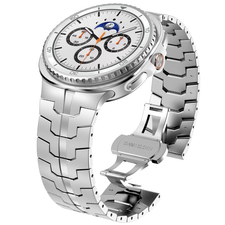 Butterfly Buckle Stainless Steel Watch Band, For Samsung Galaxy Watch8 / Watch8 Classic