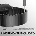 One Beads Butterfly Buckle Stainless Steel Watch Band, For Samsung Galaxy Watch8 / Watch8 Classic