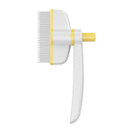 Pet Hair Removal Tool One Touch Rotating Fine Tooth Comb