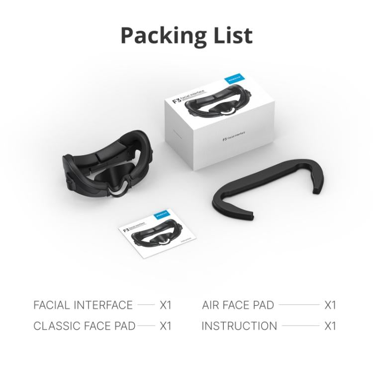 BOBOVR F3 For Meta Quest 3 Replacement Face Mask Cooling Padding VR Headset Face Cushion, F3