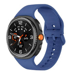 Flat Solid Color Silicone Watch Band, For Samsung Galaxy Watch8 / Watch8 Classic