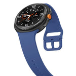 Flat Solid Color Silicone Watch Band, For Samsung Galaxy Watch8 / Watch8 Classic