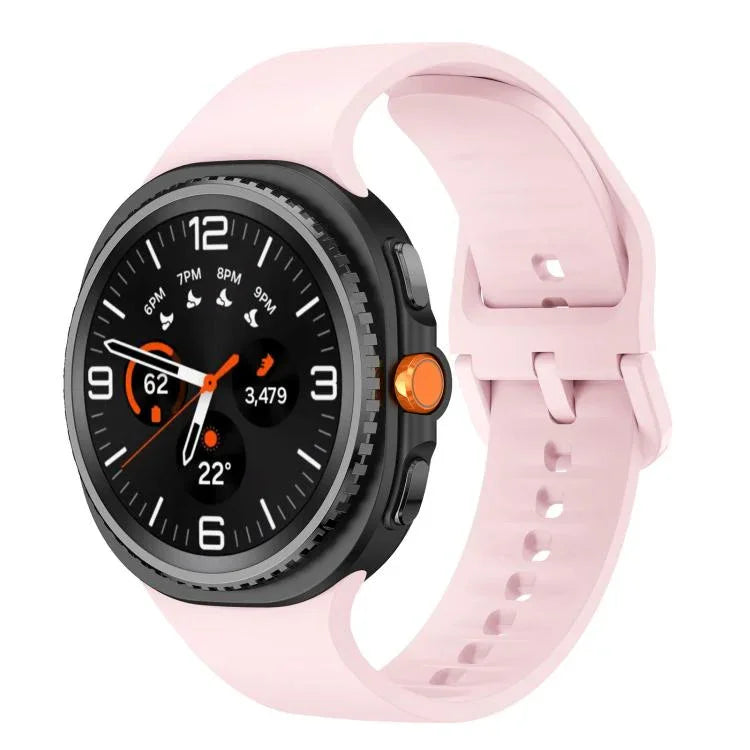 Flat Solid Color Silicone Watch Band, For Samsung Galaxy Watch8 / Watch8 Classic