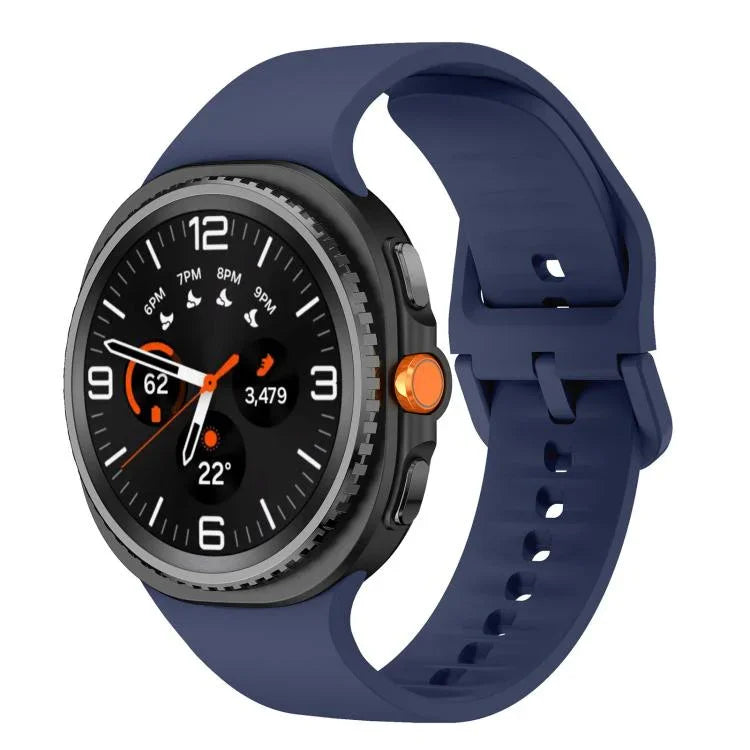 Flat Solid Color Silicone Watch Band, For Samsung Galaxy Watch8 / Watch8 Classic