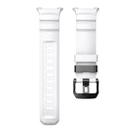 Black Buckle Sports Silicone Watch Band, For Samsung Galaxy Watch8 / Watch8 Classic