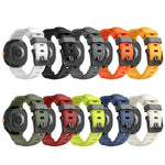 Black Buckle Sports Silicone Watch Band, For Samsung Galaxy Watch8 / Watch8 Classic