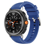 Silicone Hybrid Leather Skin Watch Band, For Samsung Galaxy Watch8 / Watch8 Classic