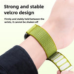 Woven Nylon Hook And Loop Fastener Metal Interface Watch Band, For Samsung Galaxy Watch Ultra 47mm / Ultra 2025