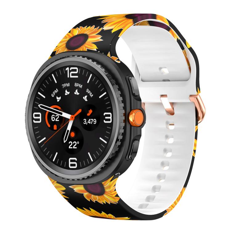 Printed Silicone Watch Band, For Samsung Galaxy Watch8 / Watch8 Classic