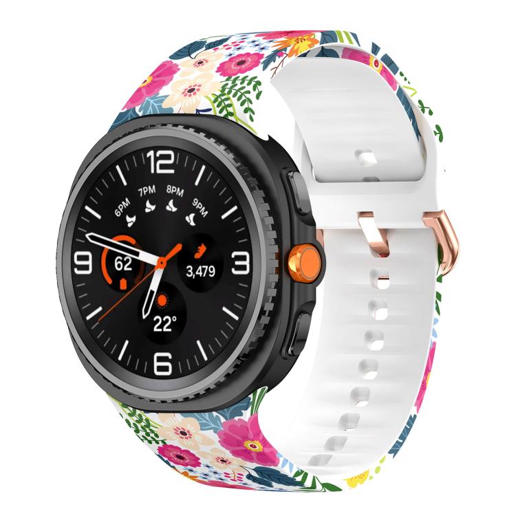 Printed Silicone Watch Band, For Samsung Galaxy Watch8 / Watch8 Classic