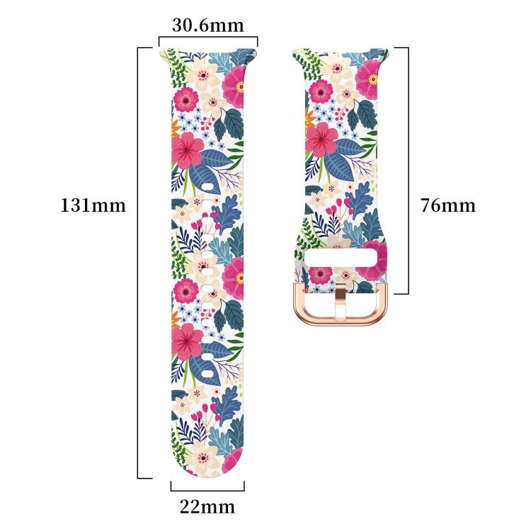 Printed Silicone Watch Band, For Samsung Galaxy Watch8 / Watch8 Classic