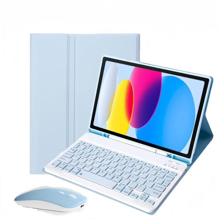 Detachable Magnetic Bluetooth Keyboard Tablet Case with Mouse, For iPad 2025, For iPad 2022