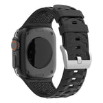 Tire Texture Two-Color Silicone Watch Band, For Apple Watch 46mm / 49mm / 45mm / 44mm, For Apple Watch 42mm / 41mm / 40mm / 38mm