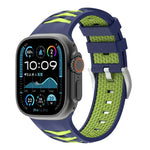 Tire Texture Two-Color Silicone Watch Band, For Apple Watch 46mm / 49mm / 45mm / 44mm, For Apple Watch 42mm / 41mm / 40mm / 38mm