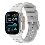 Tire Texture Two-Color Silicone Watch Band, For Apple Watch 46mm / 49mm / 45mm / 44mm, For Apple Watch 42mm / 41mm / 40mm / 38mm